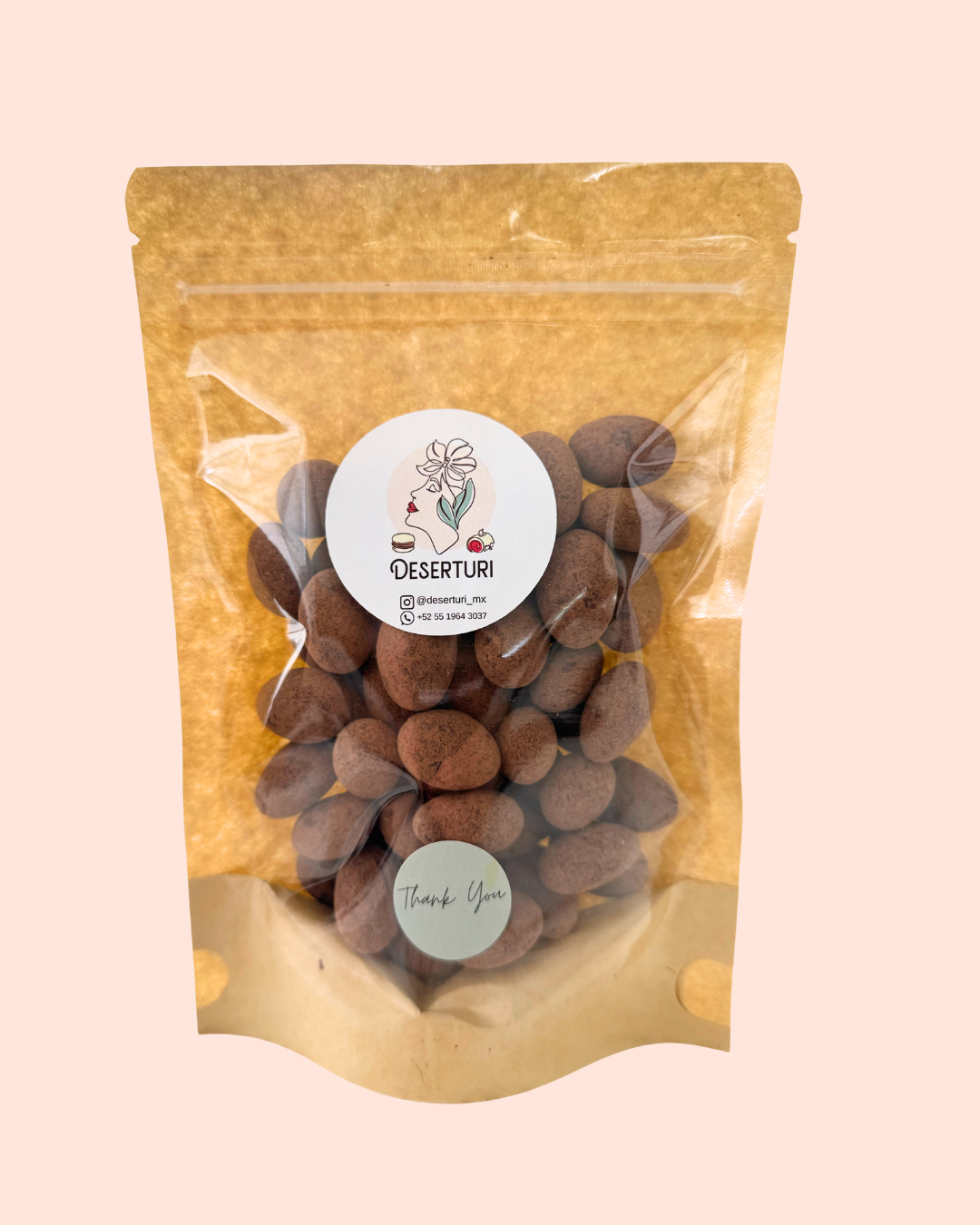 Cocoa Almonds - 250g - Imagen 3